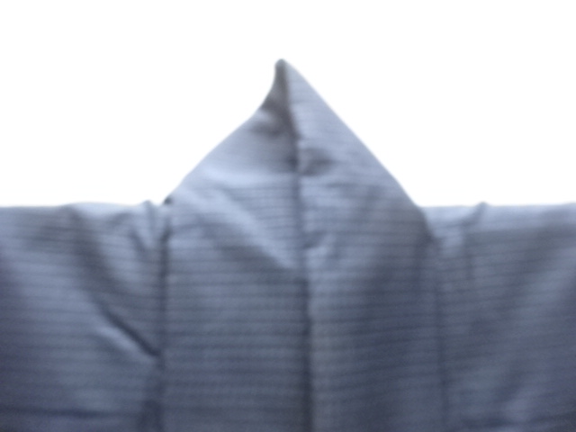  小格子織り出し本場泥大島紬男物着物アンサンブル